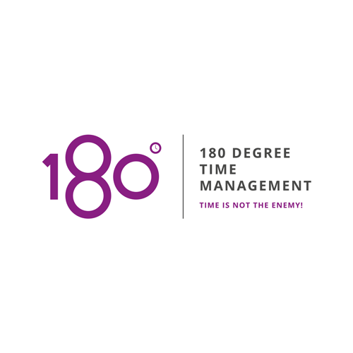 Logodesign for 180 degree Time Management.